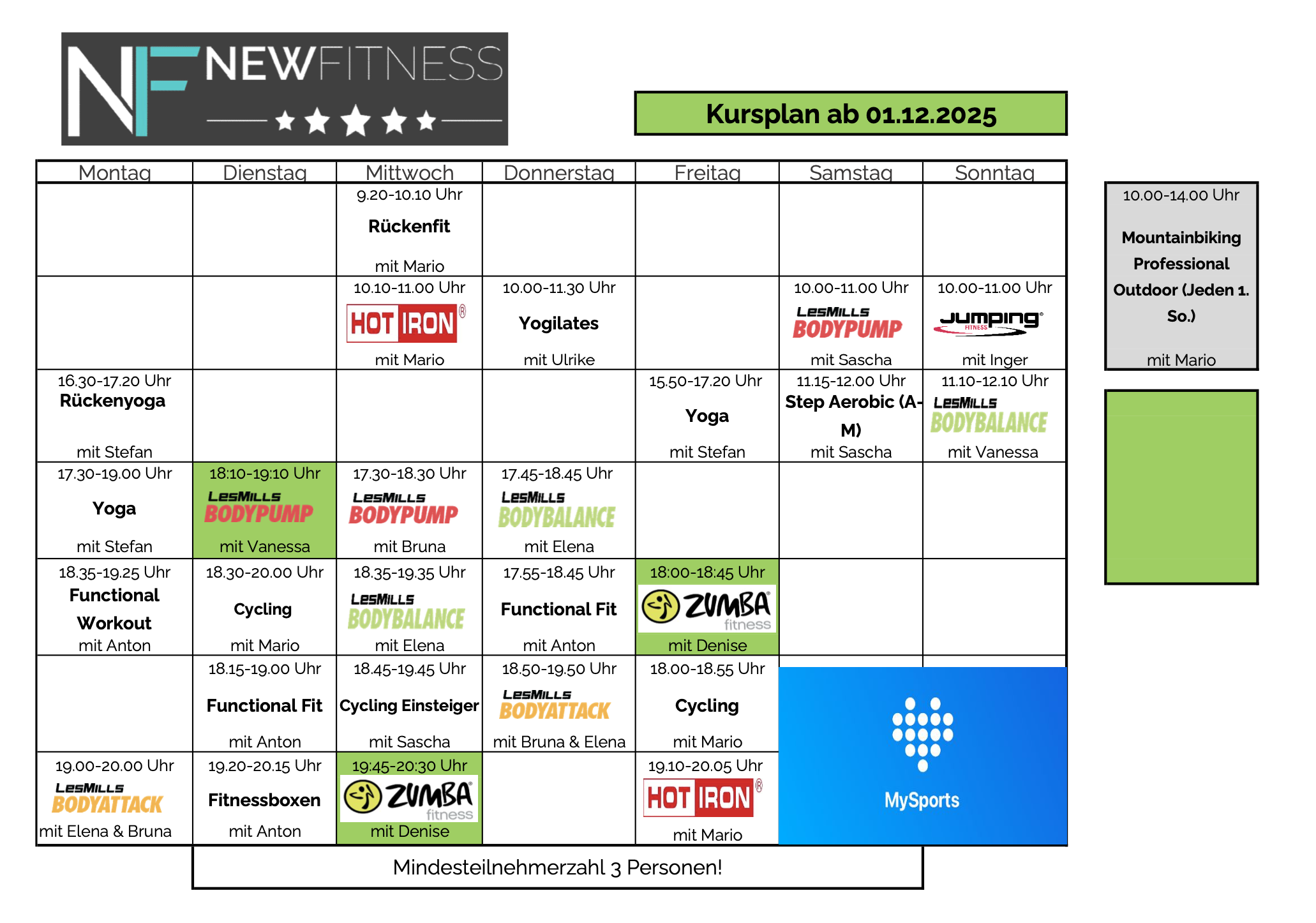 Kursplan 01.12.2025 11